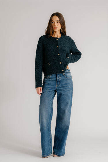 CHARLENE CROPPED WELT POCKET CASHMERE JACKET | SACRAMENTO MULTI