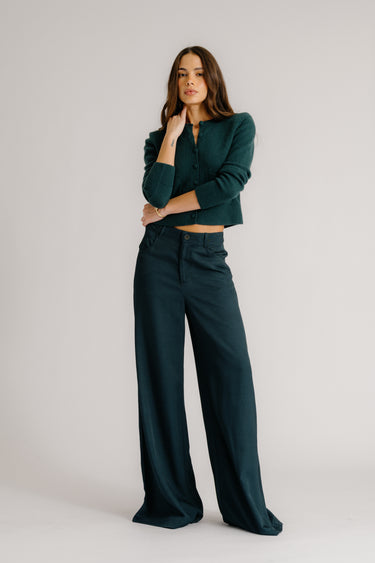 EMILIA SHOULDER PAD CASHMERE CARDIGAN | SACRAMENTO