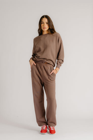 ROMY SWEATSHIRT | SWISS BROWN