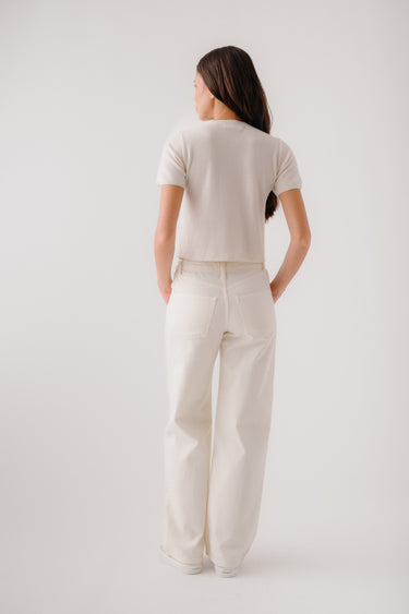 SAMMY DYED RELAXED STRAIGHT LEG | GARDENIA