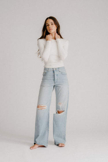 SAMMY DISTRESSED JEANS | AZURE